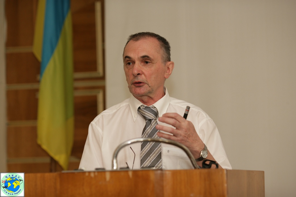 Виступ завідуючого відділом ГІС ДЗЗ д.т.н, професора М.О.Попова